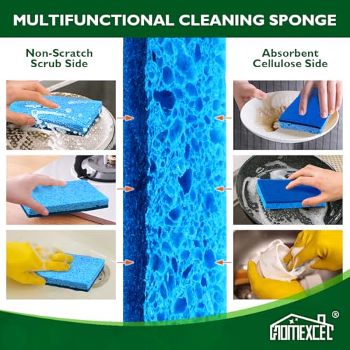 Extra Large Sponges Kitchen 6PK (Blue)