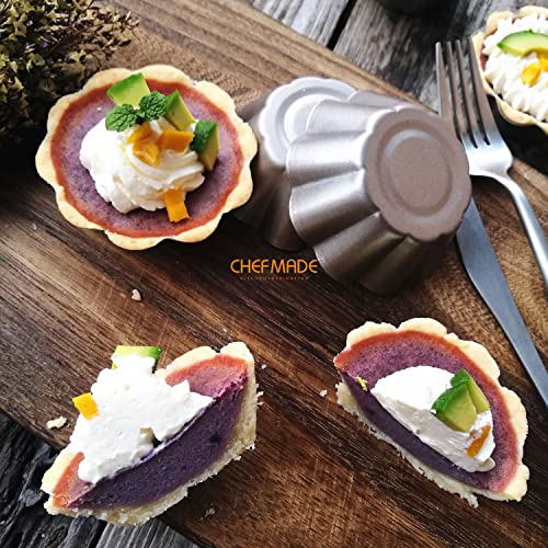 Mini Pudding Pan Set (06 - 3" Petal Pie 4Pcs)