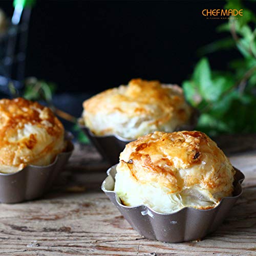 Mini Pudding Pan Set (06 - 3" Petal Pie 4Pcs)