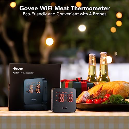WiFi Meat Thermometer Digital with 4 Probe