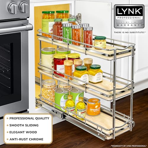 LYNK Élite 3 Tier Spice Rack Organizer Cabinet