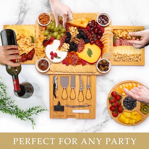 Zulay Charcuterie Board Set Extra Large (Luxe Set)