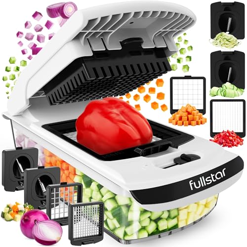 Pro Original Vegetable Chopper & Spiralizer (White / 4 in 1)