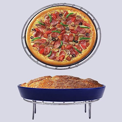 5.9" Round Cooking Rack Versatile Stainless Steel Grid Grill Steamer Rack