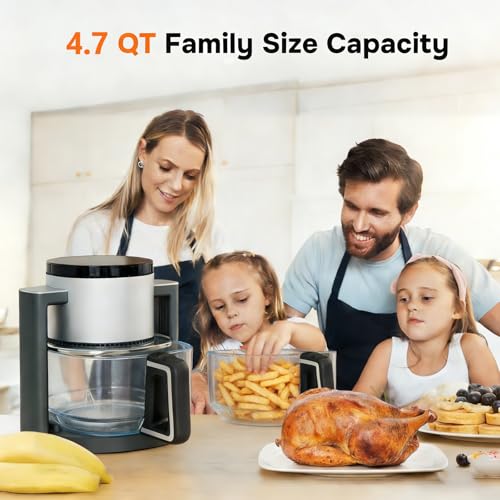 4.7 Qt Glass Air Fryer (Glass-4.7Qt / 4.7 Qt(Glass Style))