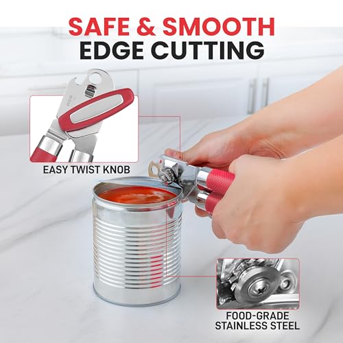 Can Opener with Large Bottle Opener