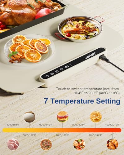 Warming Mat for Food (XL-28*16'' / Apricot)