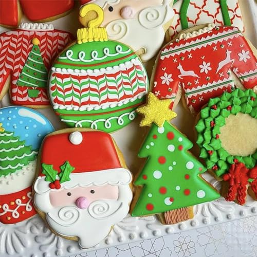 Christmas Ornament Cookie Cutters 8Pcs