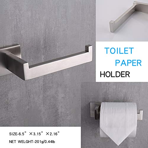 Toilet Paper Holder Brushed Nickel 2 Pack (2 Count)