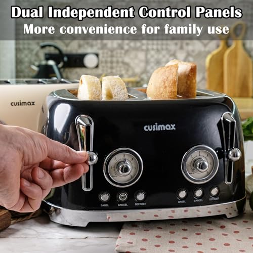 Toaster 4 Slice (Black / 4-slice)