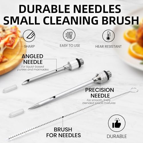 Large Turkey Baster with Cleaning Brush & Needle