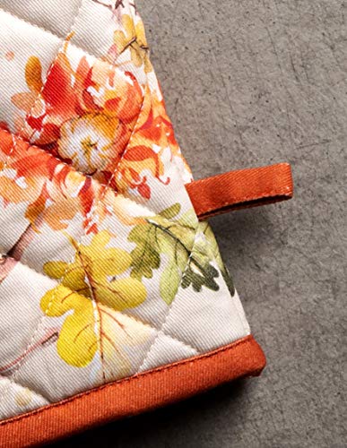 Maison d'Hermine Oven Gloves 100% Cotton Oven Mitt (062 - Kelim - Prairie / 7.5" x 13" (Oven Mitt))