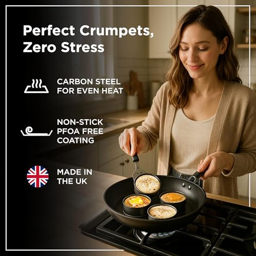 Crumpet Rings Nonstick 3.5 inch