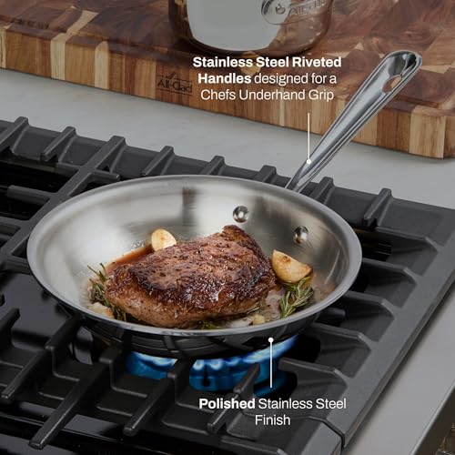 D3 Stainless Steel 8" Fry Pan (8 inch)