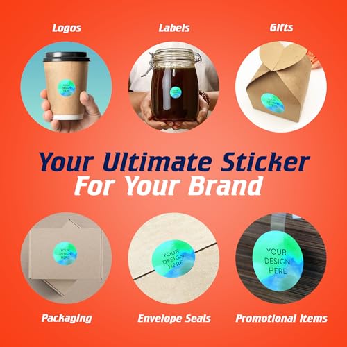 Custom Vinyl Stickers Your Image (100 Count)