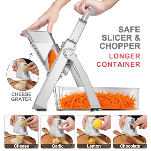 Mandoline Slicer for Kitchen (S4 Sliver)