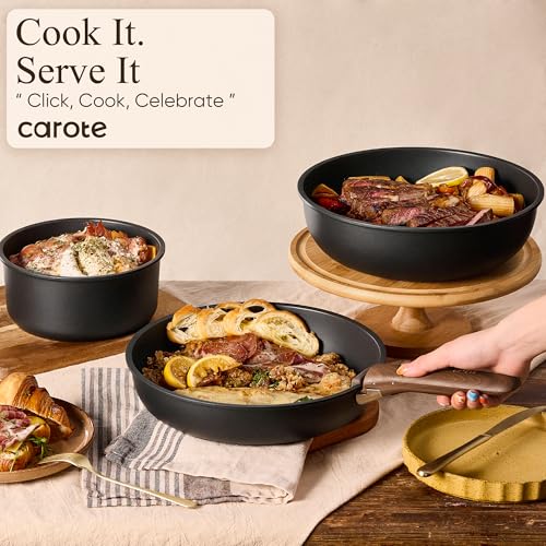 19pcs Pots and Pans Set Non Stick