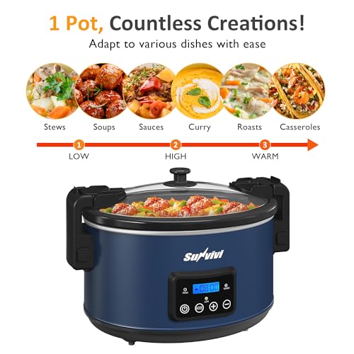 8.5 Quart Programmable Slow Cooker