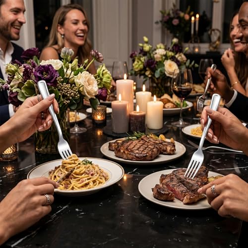 100 Piece Silver Plastic Forks (Silver / 100)