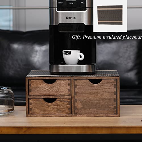 Coffee Pods Storage Drawer Holder for Capsules (HD-CF2D3C-DK-US)