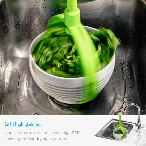 Spina 2-in-1 Collapsible Salad Spinner & Colander