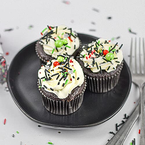 Black Space Wars Sprinkles for Cake Decorating