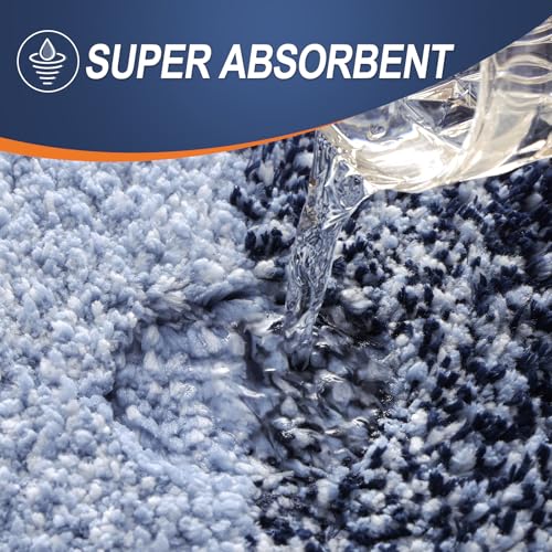 Bathroom Runner Rug 40x24 (40" X 24" / Navy Blue)