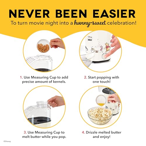 Disney Dash Winnie the Pooh Fresh Pop Popcorn Maker (Winnie the Pooh / 16 cups)