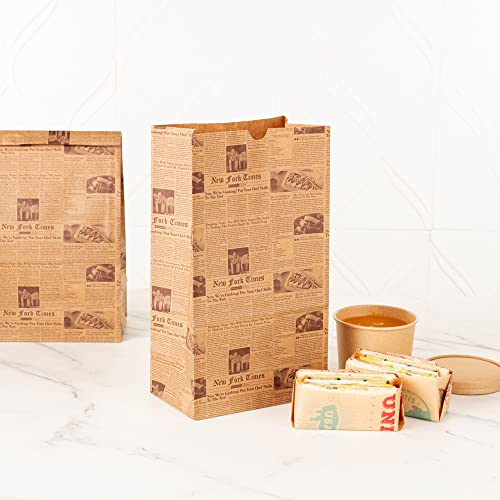 Kraft Paper Newsprint Bag (12 lb / Kraft Newsprint)