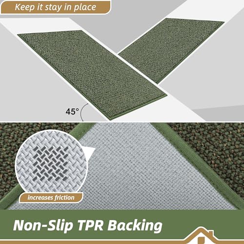 Kitchen Runner Rugs 32"x84" (Green / 32" X 84" (Rectangular))
