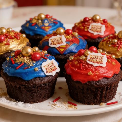 Edible Hero Sprinkles for Cake Decorating (Heroism)