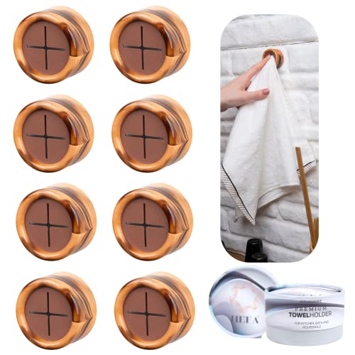 Towel Hooks 8 Pack Eco (8 Pack / Orange Sunset)