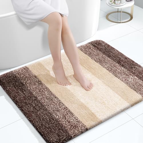 Large Bathroom Rugs 40x32 (40" X 32" / Brown)