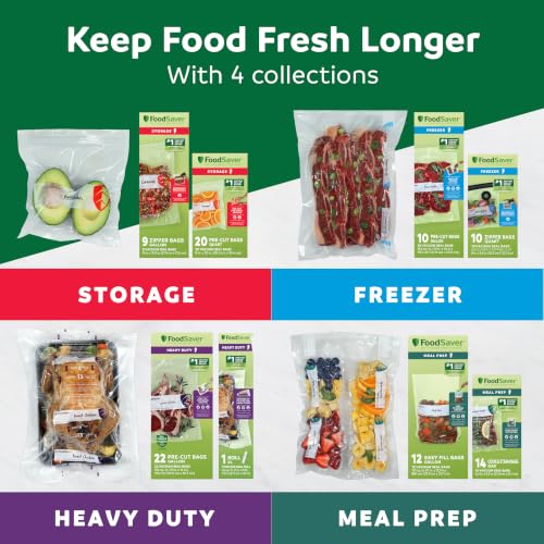 Heavy Duty Vacuum Sealer Rolls (Heavy Duty XL Bags (2 Count))
