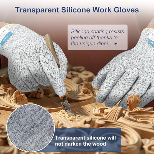 Level 5 Cut Resistant Gloves with Silicone Coating