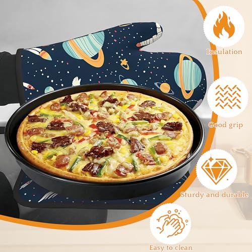 Astronaut Oven Mitts and Pot Holders (4 Count)