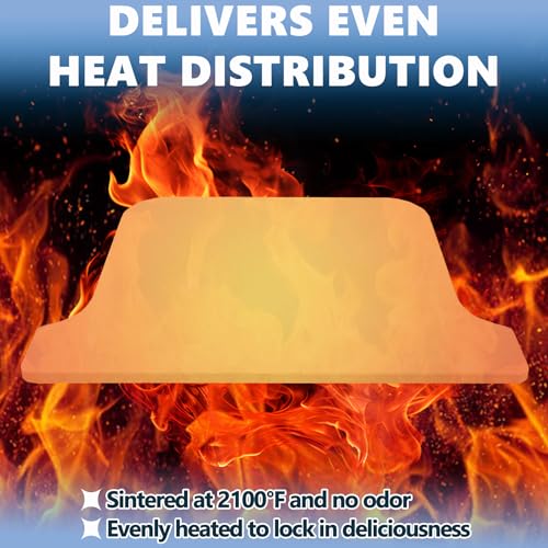 Cordierite Pizza Stone for Ooni Koda 16 Pizza Oven Replacement Baking Stone (20.4"L x 16.7"W x 0.6"Th)