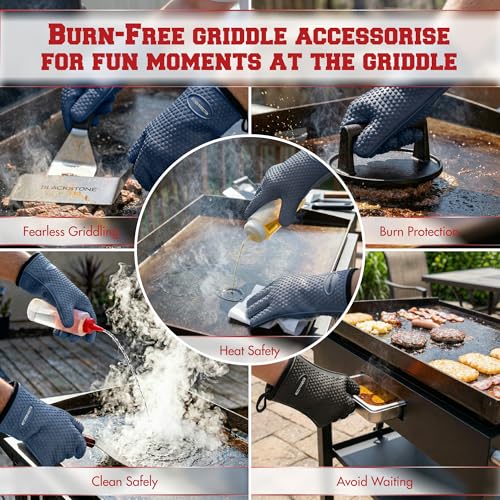 XL Silicone Griddle Gloves (Classic Navy / X-Large)