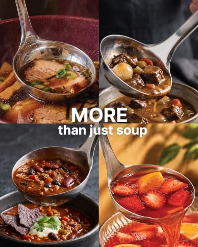Premium Soup Ladle (Stainless Steel)