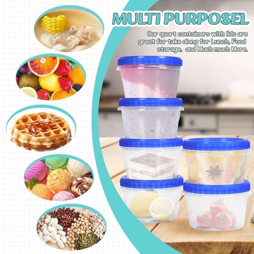 12 Pack Freezer Containers with Lids (16oz-12pack)