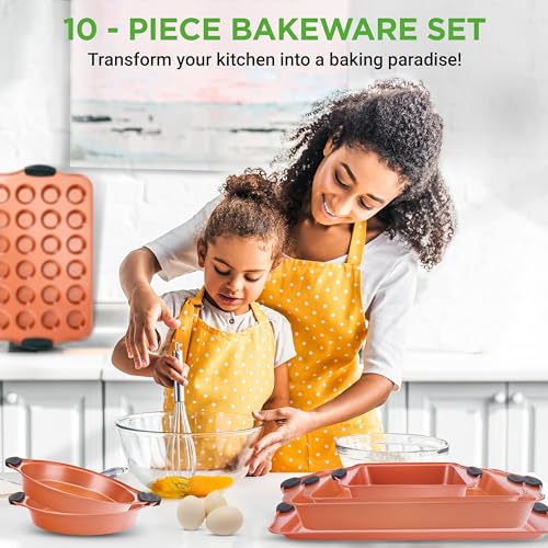 10 Piece Nonstick Baking Pan Set