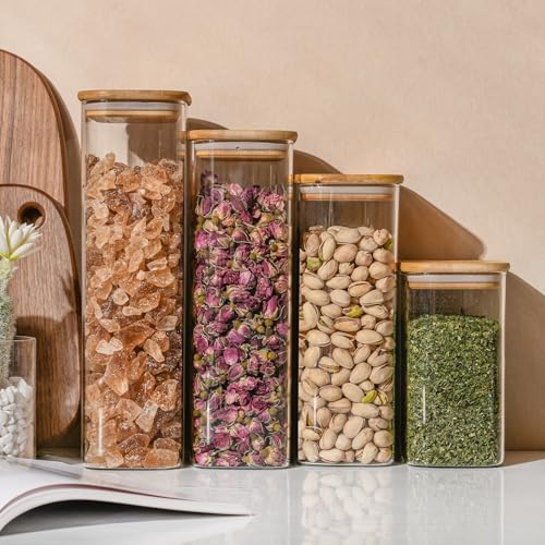 64oz 2Qt Rectangle Glass Storage Containers with Lids 3 (3 Count)