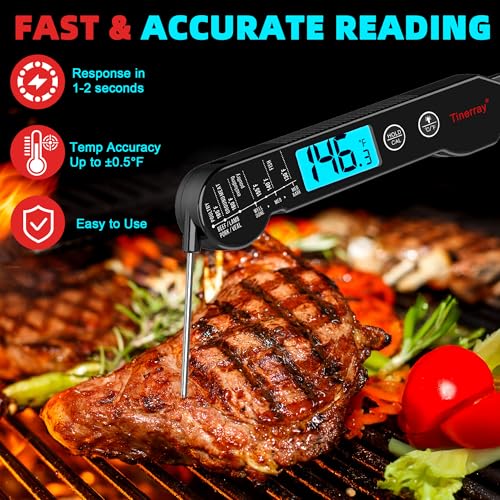 Professional Digital Meat Thermometer Instant Read Waterproof