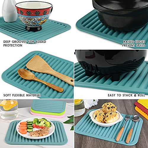 Silicone Trivets Mats for Hot Dishes and Hot Pots (2 Count)