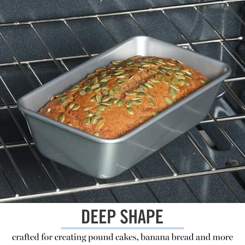 Gallen 9 Inch Nonstick Carbon Steel Loaf Pan (Silver / 9" Loaf Pan)