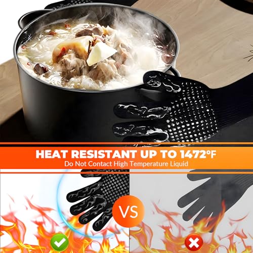 1 Pair Grill Oven Mitts (2 Count)