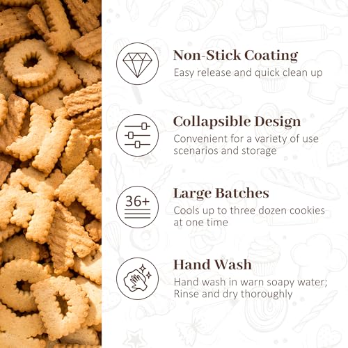 4 Tier Gold Collapsible Cooling Rack