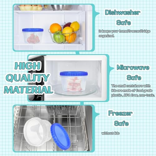 12 Pack Freezer Containers with Lids (16oz-12pack)