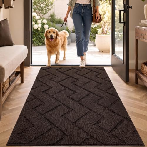 Indoor Door Mat (Coffee / 48" x 32" (Rectangular))