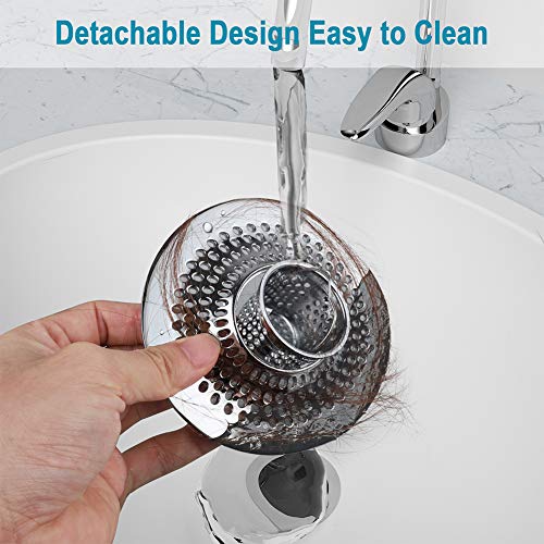 Drain Hair Catcher Tub Drain Protector (Stainless-steel)